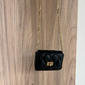Borse in Pelle Black Leather Purse